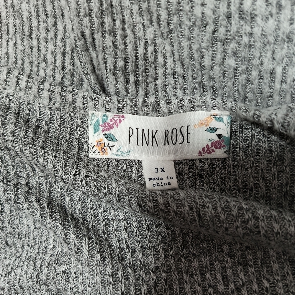 [5x$20] Gray Knit Dress / Size 3X - Picture 6 of 8